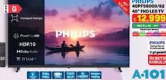 PHİLİPS 40PFS6000/62 40 İNÇ FHD LED TV AKILLI TELEVİZYON